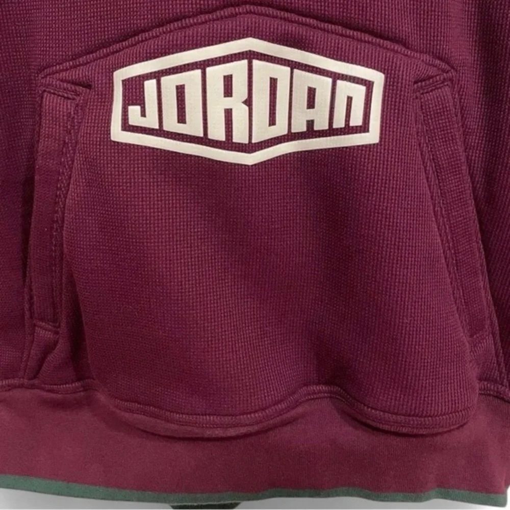 Men's Air Jordan Heavy Waffle Hooded‎ Sweatshirt Small Athletic Comfort Casual